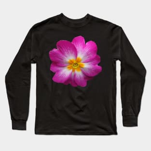 blooming pink primrose, flower, bloom, Long Sleeve T-Shirt